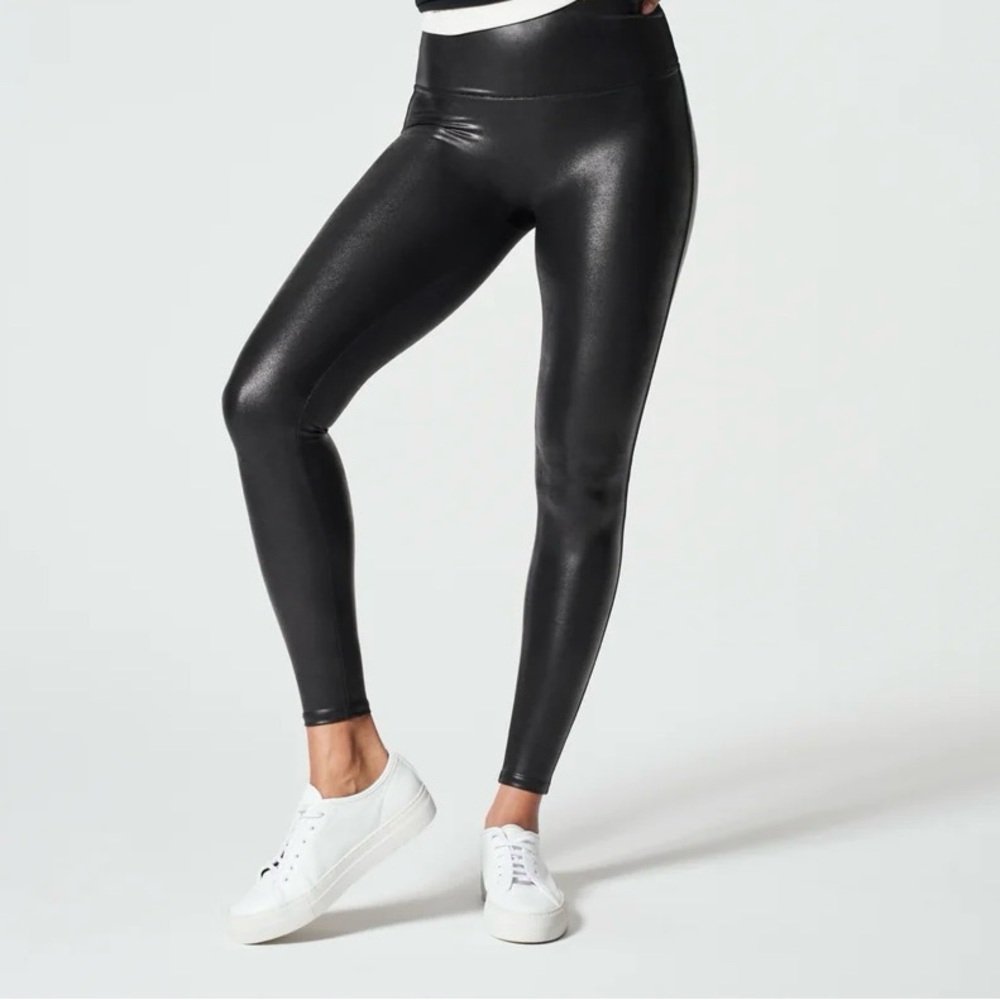 SPANX Faux Leather Leggings